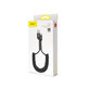 Baseus - USB-C / USB Cable (1m), spring, black
