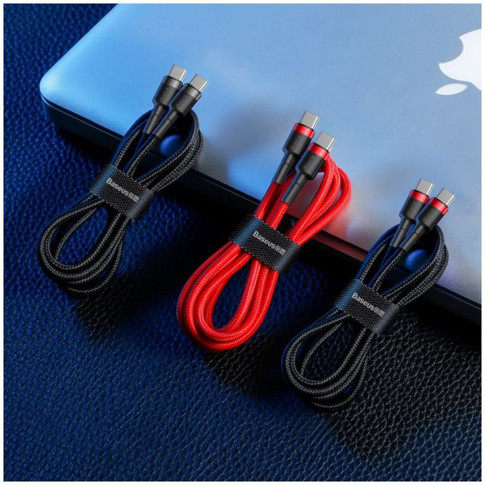 Baseus - USB-C / USB-C Cable (2m), black