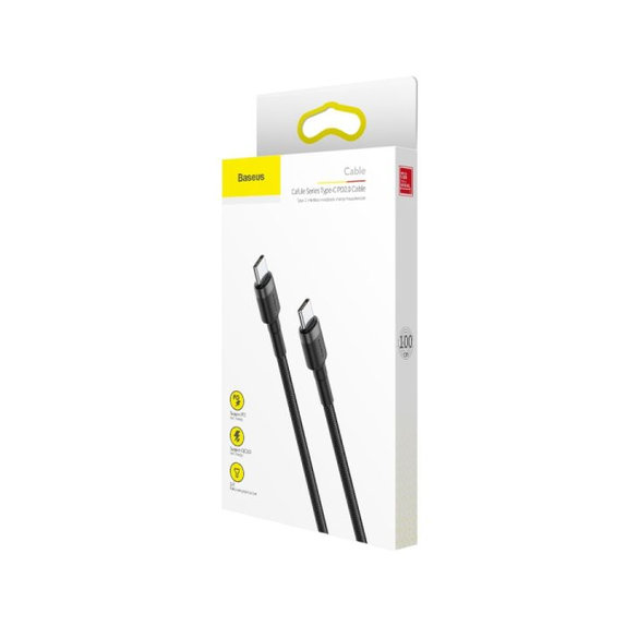Baseus - USB-C / USB-C Cable (2m), black