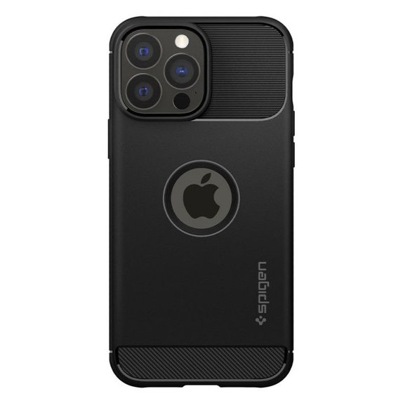 Spigen - Case Rugged Armor for iPhone 13 Pro Max, black