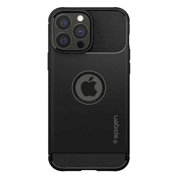 Spigen - Case Rugged Armor for iPhone 13 Pro Max, black