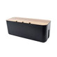 FixPremium - Cable Organizer - Cable Box, Black