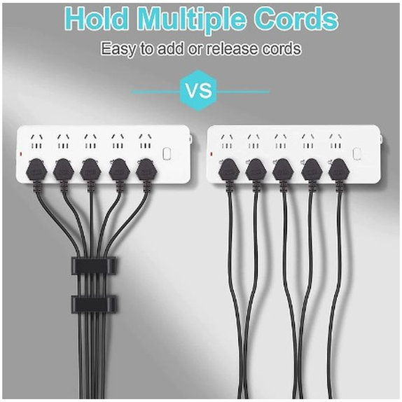 FixPremium - Cable Organizer - Clips - Set of 5, black