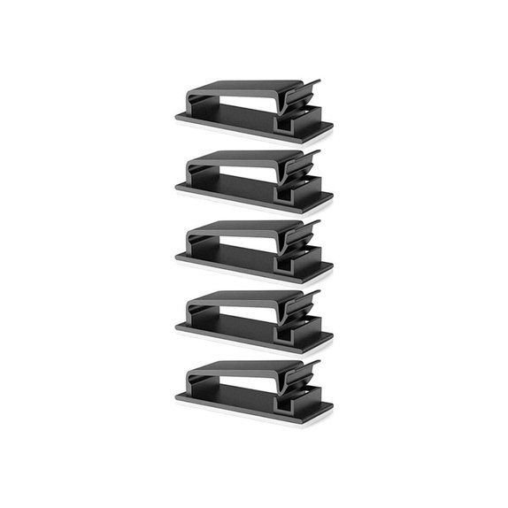 FixPremium - Cable Organizer - Clips - Set of 5, black