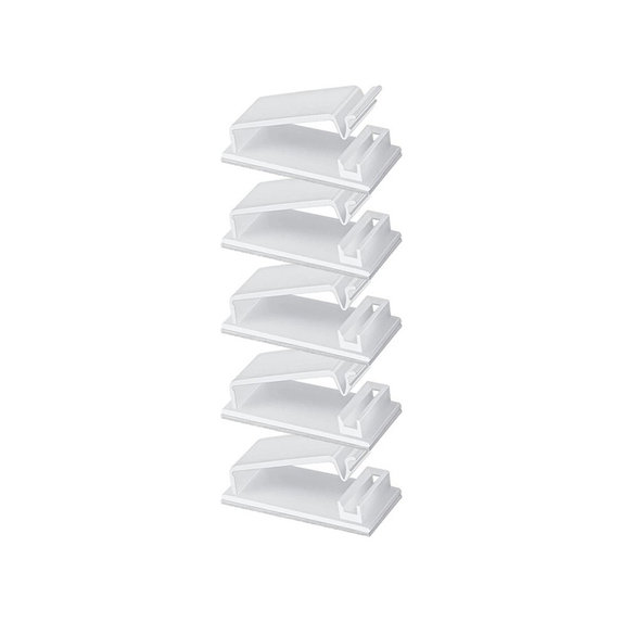 FixPremium - Cable Organizer - Clips - Set of 5, transparent