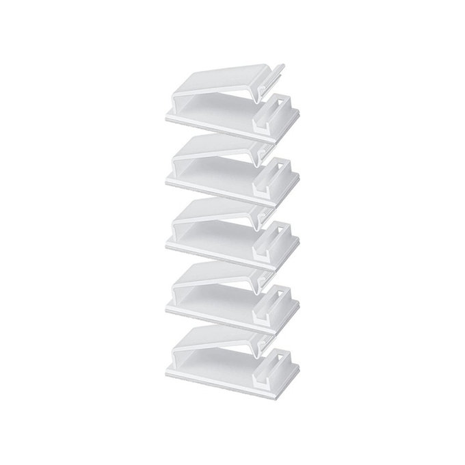 FixPremium - Cable Organizer - Clips - Set of 5, transparent