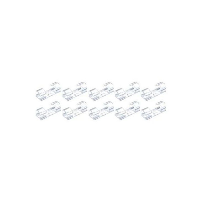 FixPremium - Cable Organizer - Clips - Set of 10, transparent