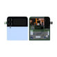 Samsung Galaxy Z Flip 4 F721B - LCD Display + Touch Screen + Frame (External) (Blue) - GH97-27947D Genuine Service Pack