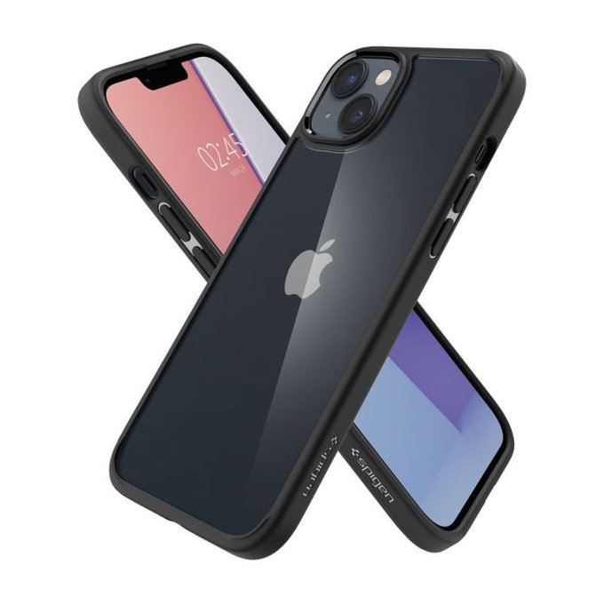 Spigen - Case Ultra Hybrid for iPhone 14, Matte Black