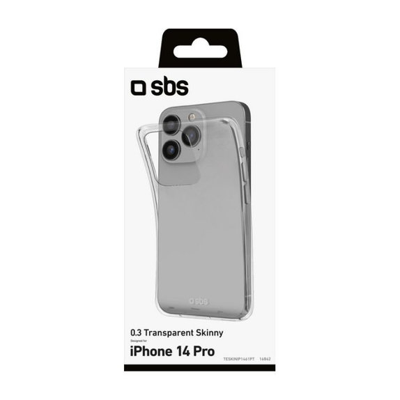 SBS - Case Skinny for iPhone 14 Pro, transparent