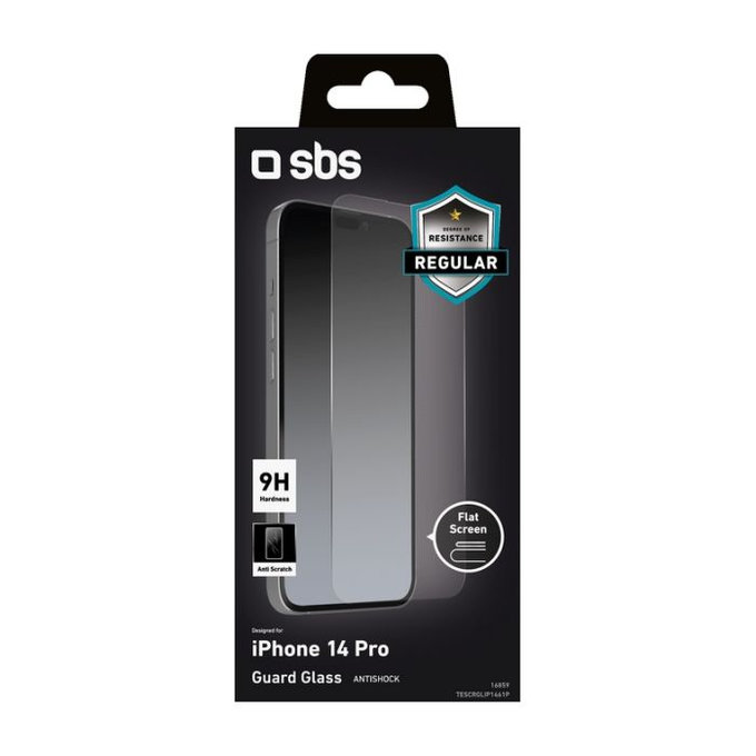 SBS - Tempered Glass for iPhone 14 Pro, transparent