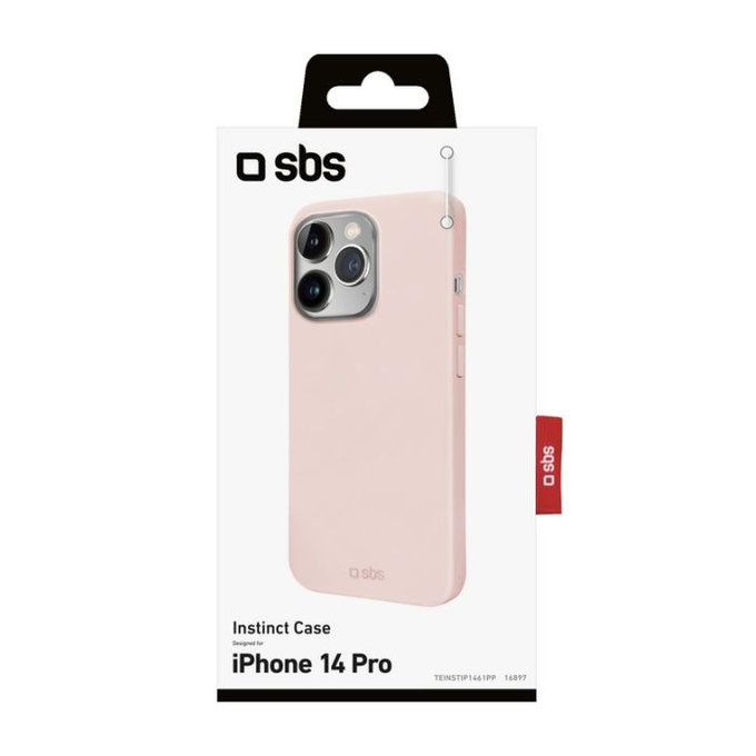 SBS - Case Instinct for iPhone 14 Pro, pink