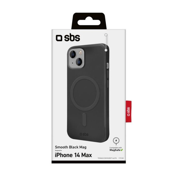 SBS - Case Smooth Mag with MagSafe for iPhone 14 Plus, black