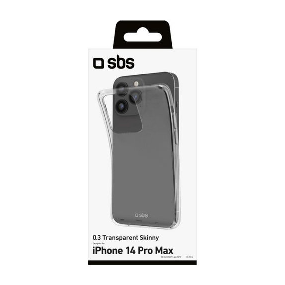 SBS - Case Skinny for iPhone 14 Pro Max, transparent