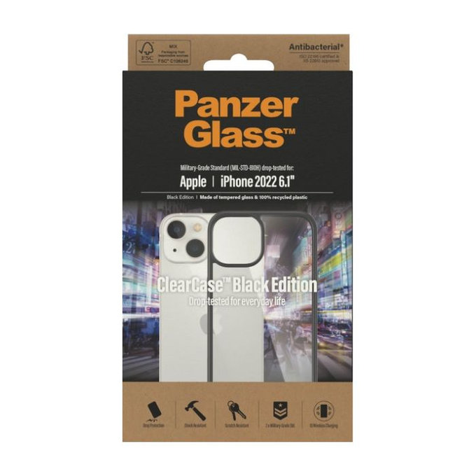PanzerGlass - Case ClearCase for iPhone 14, black