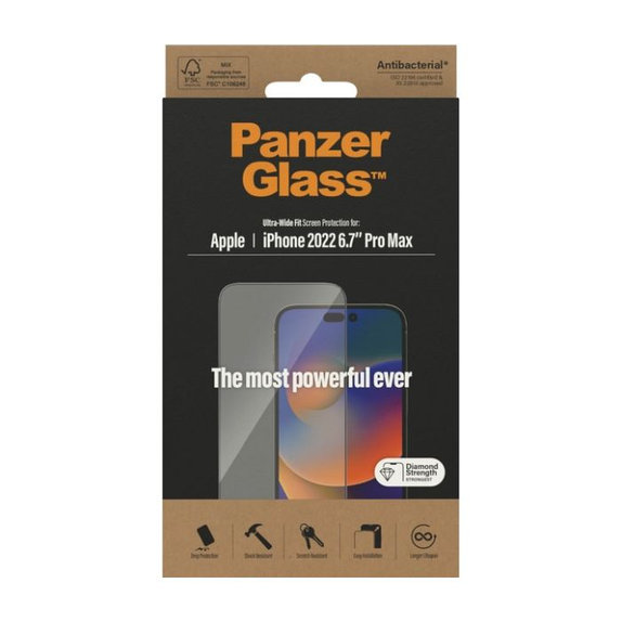 PanzerGlass - Tempered Glass UWF AB for iPhone 14 Pro Max