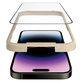 Tempered Glass UWF Anti-Reflective AB with Applicator for iPhone 14 Pro Max, Black, PanzerGlass