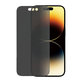 Tempered Glass UWF Privacy AB with Applicator for iPhone 14 Pro, Black, PanzerGlass