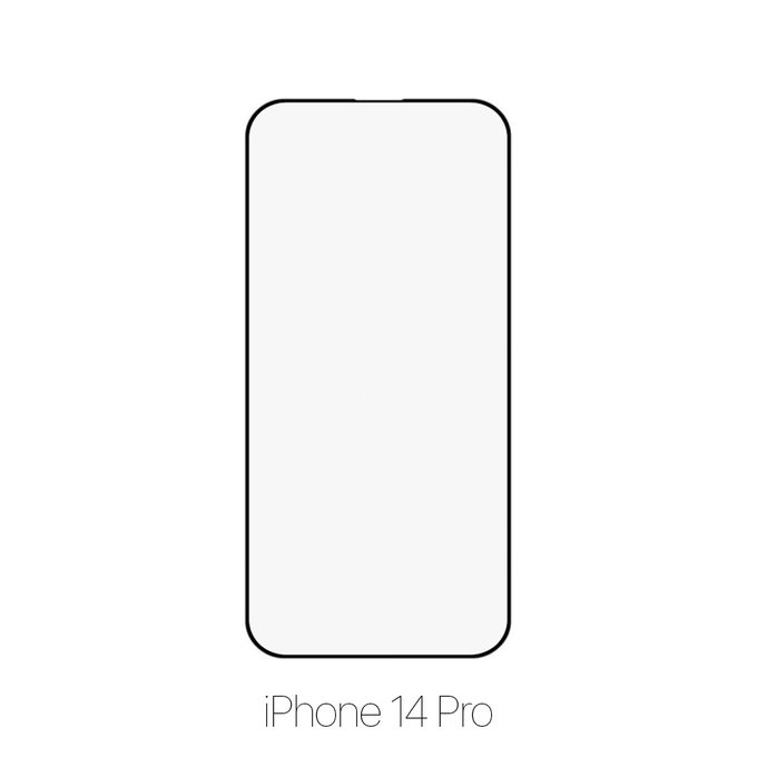 FixPremium FullCover Glass - Tempered Glass for iPhone 14 Pro