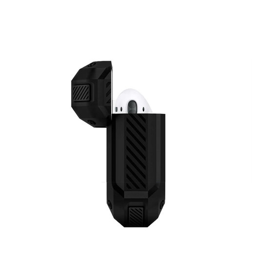 FixPremium - Case Unbreakable for AirPods 1 & 2, black