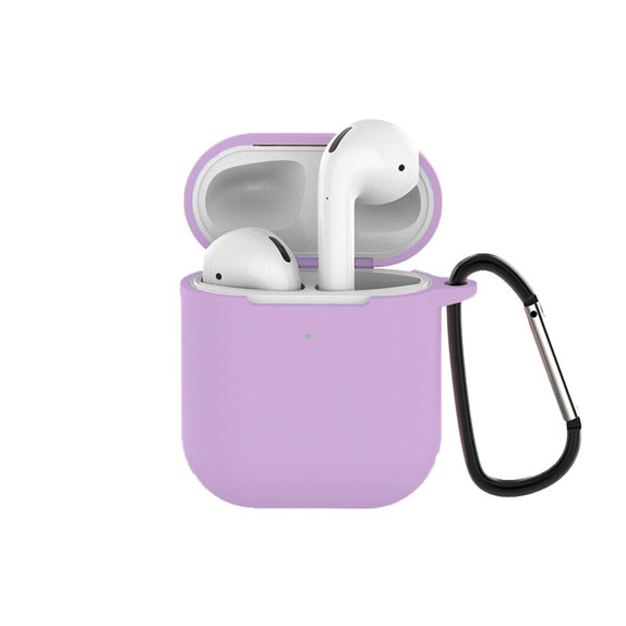 FixPremium - Silicone Case for AirPods 1 & 2, lila