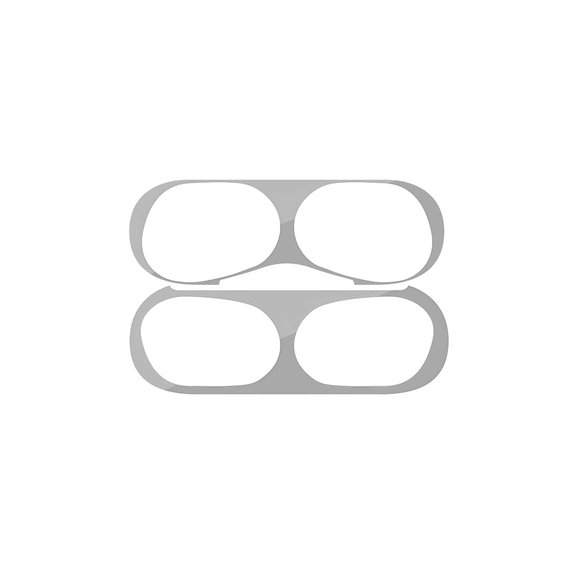 FixPremium - Antidust Sticker for AirPods Pro, silver