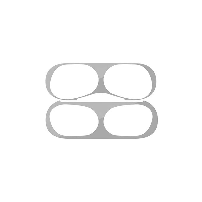 FixPremium - Antidust Sticker for AirPods Pro, silver