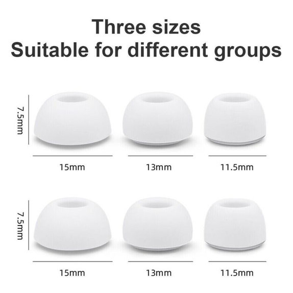 FixPremium - EarTips for AirPods Pro - Set 3pcs (L, M, S), white