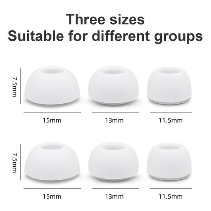 FixPremium - EarTips for AirPods Pro - Set 3pcs (L, M, S), white