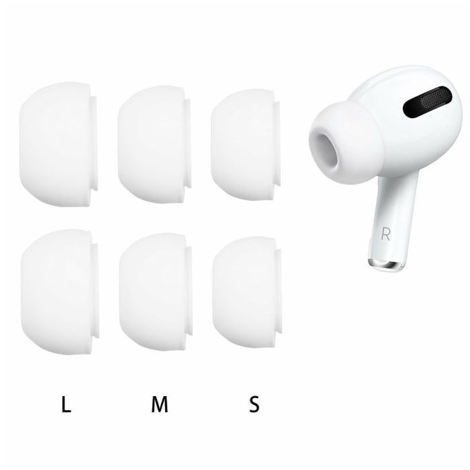 FixPremium - EarTips for AirPods Pro - Set 3pcs (L, M, S), white