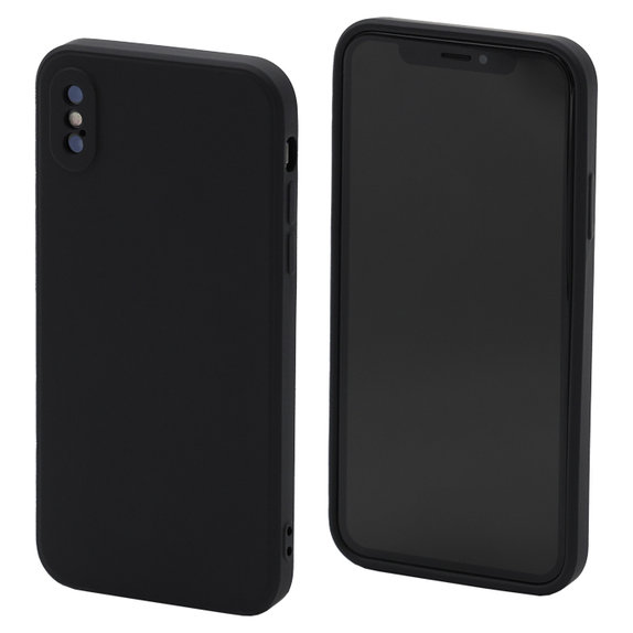 FixPremium - Silicone Case for iPhone X & XS, black