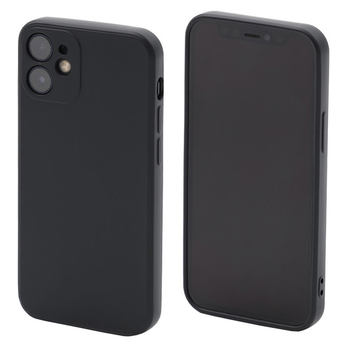 FixPremium - Silicone Case for iPhone 12 mini, black