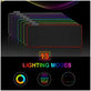 FixPremium - Mouse & KeyBoard Pad with RGB, 90x40cm, black