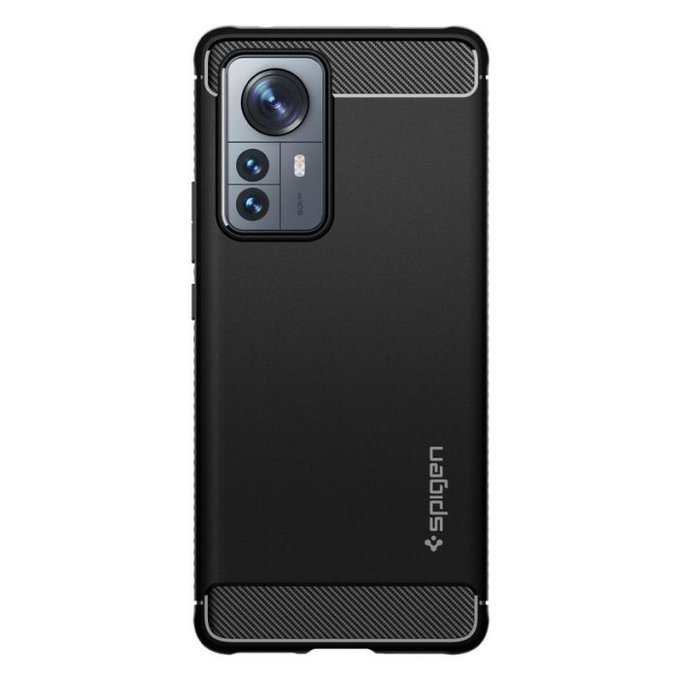 Spigen - Case Rugged Armor for Xiaomi Redmi 12 Pro, black