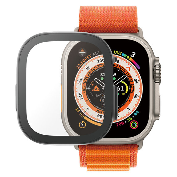 Tempered Glass Full Body AB for Apple Watch Ultra 2 49 mm, Black, PanzerGlass