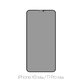 FixPremium Privacy Anti-Spy Glass - Tempered Glass for iPhone XS Max & 11 Pro Max