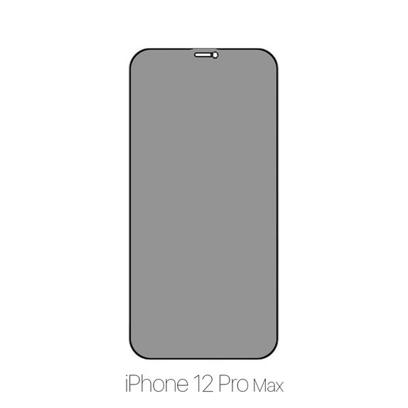 FixPremium Privacy Anti-Spy Glass - Tempered Glass for iPhone 12 Pro Max