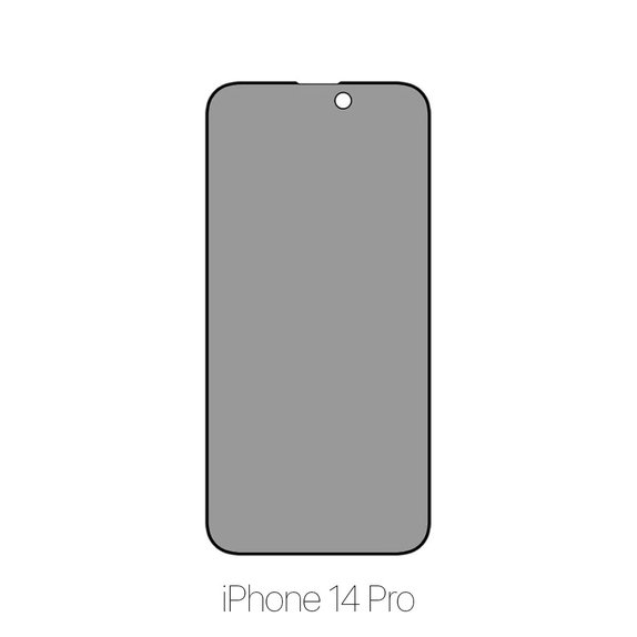 FixPremium Privacy Anti-Spy Glass - Tempered Glass for iPhone 14 Pro