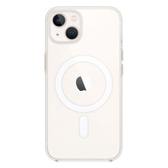 FixPremium - Silicone Case with MagSafe for iPhone 13 & 14, transparent