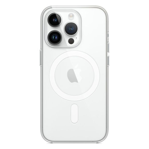 FixPremium - Silicone Case with MagSafe for iPhone 14 Pro, transparent