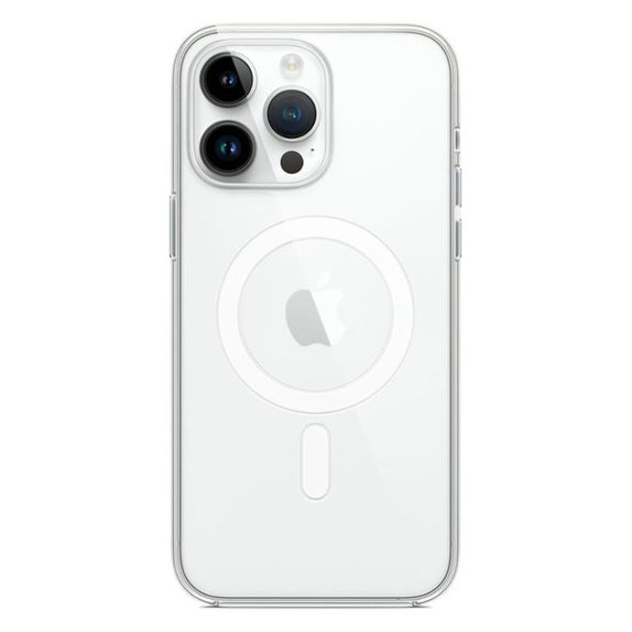 FixPremium - Silicone Case with MagSafe for iPhone 14 Pro Max, transparent