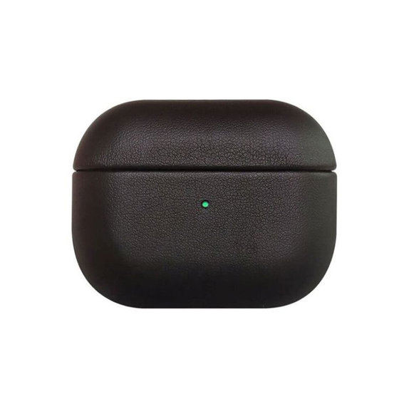 FixPremium - Leather Case for AirPods 3, black