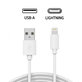 Lightning / USB cable, 1 m, compatible with Apple, bulk