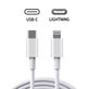 Lightning / USB-C cable, 2 m, compatible with Apple, bulk