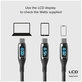 SBS - USB-C / USB-C Cable with LCD & PowerDelivery 100W (1m), black