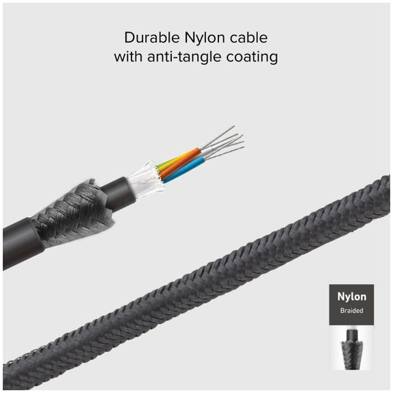 SBS - USB-C / USB-C Cable with LCD & PowerDelivery 100W (1m), black