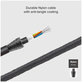 SBS - USB-C / USB-C Cable with LCD & PowerDelivery 100W (1m), black
