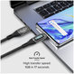 SBS - USB-C / USB-C Cable with LCD & PowerDelivery 100W (1m), black