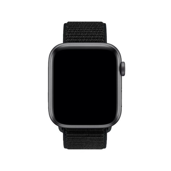 FixPremium - Nylon Strap for Apple Watch (42, 44, 45 & 49mm), black
