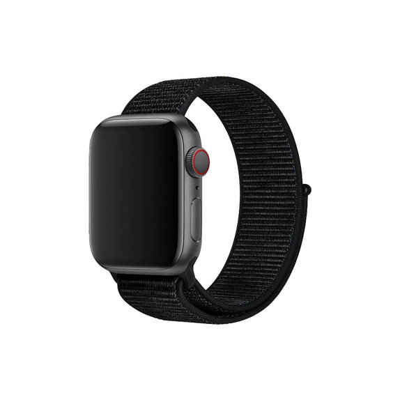 FixPremium - Nylon Strap for Apple Watch (42, 44, 45 & 49mm), black
